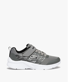 GEMO Baskets garçon running en mesh extra-légères - Skechers gris standard