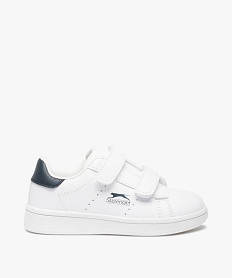 GEMO Baskets garçon unies à scratchs - Slazenger Miram blanc chine