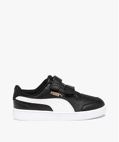 GEMO Baskets garçon bicolores à scratchs – Puma Shuffle Noir