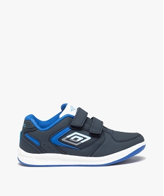 GEMO Baskets garçon bicolores à scratchs – Umbro Norlan bleu vif