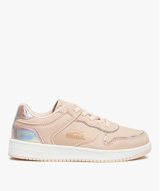 GEMO Baskets fille à lacets et détails irisés – Slazenger Crawler rose vif