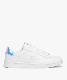 GEMO Baskets fille unies avec détails irisés – Slazenger Miram blanc chine