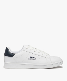 GEMO Baskets garçon unies à lacets - Slazenger Miram blanc chine