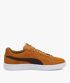 GEMO Baskets homme dessus cuir bicolore - Puma Smash Orange