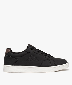 GEMO Baskets homme unies à lacets - Kappa Noir