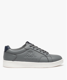 GEMO Baskets homme unies à lacets - Kappa Gris