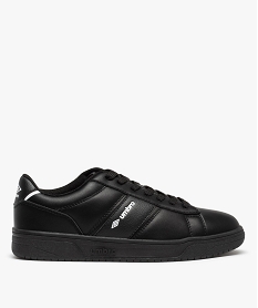 GEMO Baskets homme monochromes à lacets – Umbro noir vif
