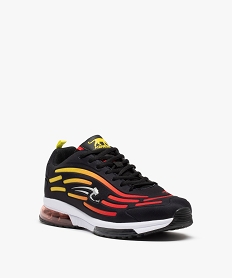 baskets homme running a stries colorees - airness noirI254301_2