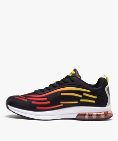 baskets homme running a stries colorees - airness noirI254301_3
