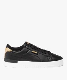 GEMO Baskets femme unies à lacets détails métal - Puma Jada Noir