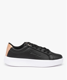 GEMO Baskets femme à semelle contrastée – Champion USA Contea noir vif