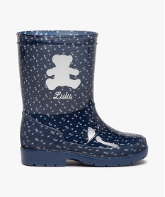 bottes de pluie fille a pois et a paillettes – lulucastagnette noir bottes de pluiesI258201_1