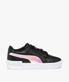 GEMO Baskets fille unies à lacets détails irisés - Puma Jada Noir