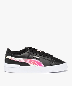 GEMO Baskets fille unies à lacets détails irisés - Puma Jada Noir