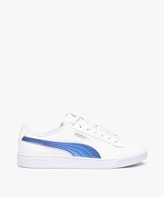 GEMO Tennis fille avec bande contrastantes - Puma Vikky V3 blanc chine