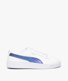 GEMO Tennis fille avec bande multicolore sur le côté - Puma blanc chine