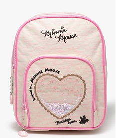 GEMO Sac à dos fille imprimée Minnie - Disney Rose