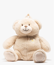 GEMO Sac enfant en peluche ours - LuluCastagnette Beige