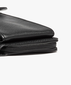 pochette portefeuille femme 2 en 1 avec bandouliere amovible noirI268101_2