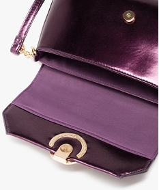 sac a main femme format mini avec rabat violetI272401_4