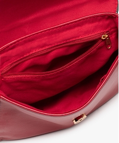 sac femme a rabat decore de chaine metallique rougeI273201_3