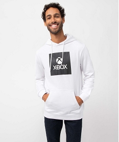 sweat homme a capuche avec motif xl - xbox blanc sweatsI282101_1