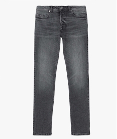 jean homme coupe regular coloris delave gris jeans regularI283501_4