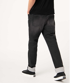 jean homme coupe slim aspect delave noir jeans slimI283901_3
