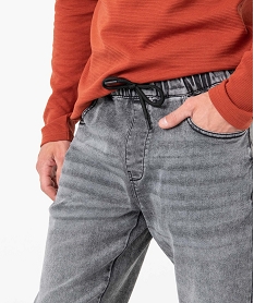 jogger denim homme aspect delave gris jeans delavesI284101_2