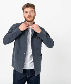 veste homme en coton forme chemise bleuI288001_1