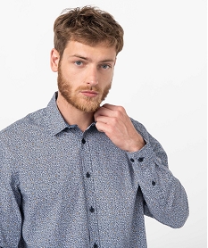 chemise homme a micro motifs multicoloreI290801_2
