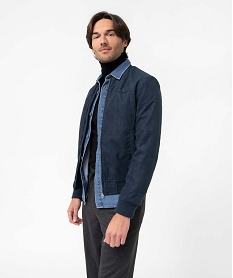 HOMEWEAR MULTICOLORE BLOUSON GRIS/BLEU