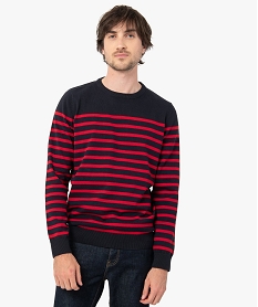 pull homme a rayures bleuI298901_1