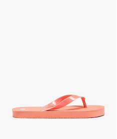 GEMO Tongs fille unies à brides souples extra-légères orange standard