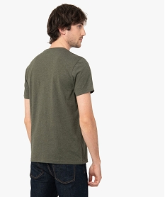 tee-shirt a manches courtes et col rond homme vertI300801_3