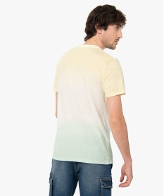 tee-shirt homme coloris tie and dye jauneI301901_3