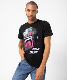 GEMO Tee-shirt homme à manches courtes avec motif XXL - Star Wars Noir