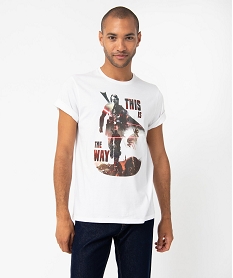 GEMO Tee-shirt homme à manches courtes avec motif - Star Wars blanc standard