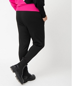 pantalon fuseau femme grande taille uni noir leggings et jeggingsI305301_3