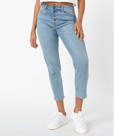 GEMO Jean femme coupe Mom – Camps United Gris
