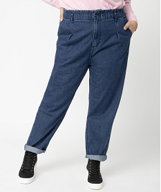 jean femme grande taille coupe large bleu pantalons et jeansI310401_1