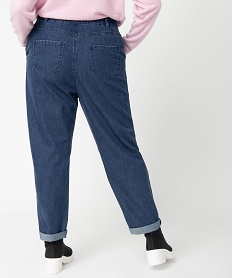 jean femme grande taille coupe large bleu pantalons et jeansI310401_3