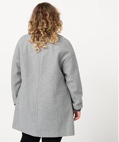 manteau femme grande taille avec grand col grisI321001_3