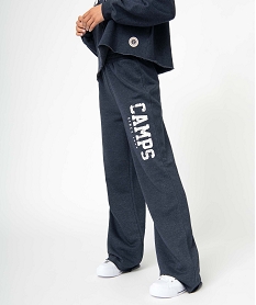 GEMO Pantalon de jogging femme finitions bord-franc - Camps United bleu standard