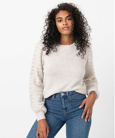 PULL BLANC PULL ECRU CHINE