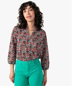 GEMO Tee-shirt femme à manches 34 rose standard