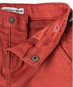 pantalon  bebe garcon en toile extensible avec ceinture - lulucastagnette rougeI367901_2