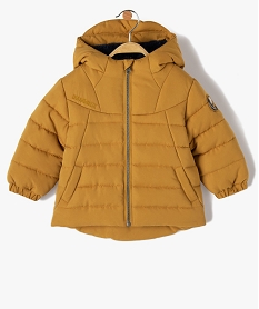 GEMO Blouson bébé garçon à capuche et doublure chaude - LuluCastagnette Jaune