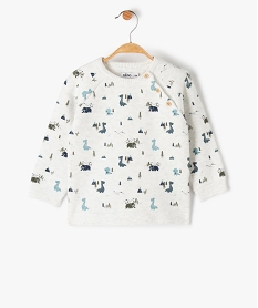 pull bebe garcon imprime blancI374401_1