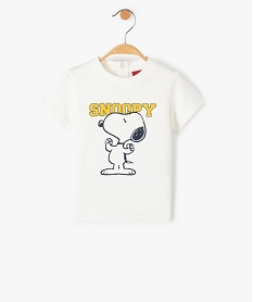 GEMO Tee-shirt bébé garçon à manches courtes imprimé héros denfance jaune chine